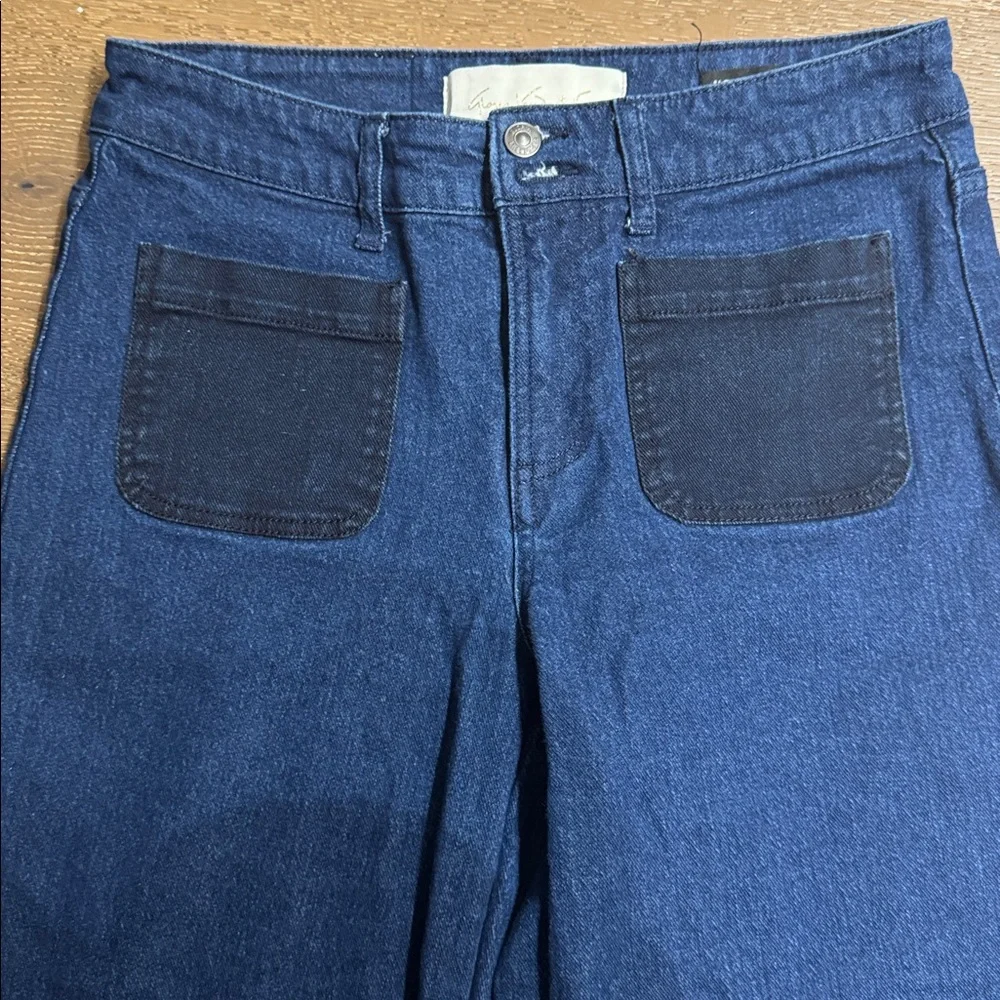 Gloria Vanderbilt x Christian Siriano Alfie High-Rise Wide Leg Jeans Size 29 - Picture 5 of 6